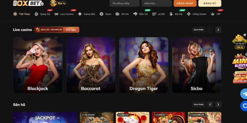 Danh mục game hot cho cược thủ